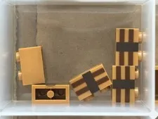 LEGO Parts - Medium Nougat Brick 1 x 2 Minecraft Crafting - No 3004pb123 - QTY 5