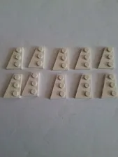 No 387 10x Lego Wedge Plate 43723 Left. 2x3 white