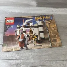 LEGO Harry Potter 4712 Manual Only Troll on the Loose set 71 pcs 2002 Vintage