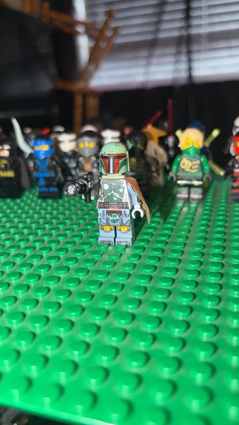 LEGO Boba Fett Minifigure Star Wars 75060 sw0610 Slave I UCS Printed Arms