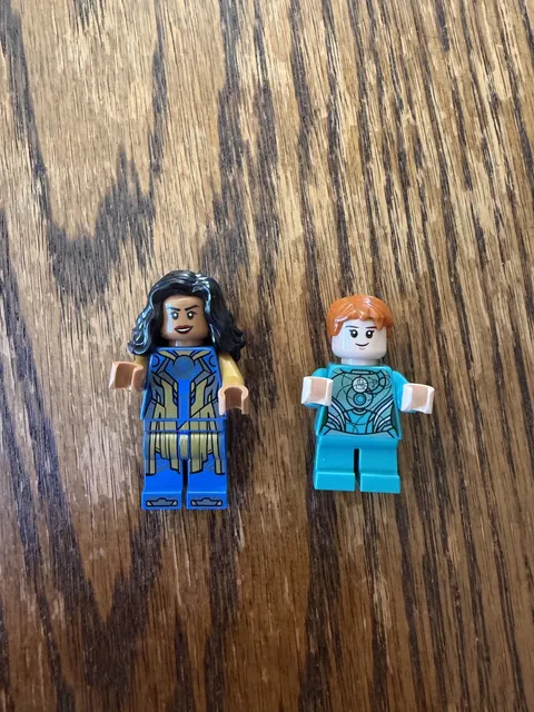 Lego Marvel Super Heroes Eternals: Sprite and Ajax Minifigures VERY GOOD