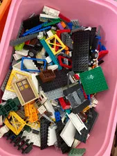 Huge Bulk LEGO brick lot. USED 10.5 LBs of LEGOs