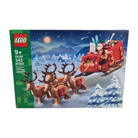 🚨 LEGO Santa's Sleigh 40499 Christmas Set 343pcs Building Toy Santa & Reindeers