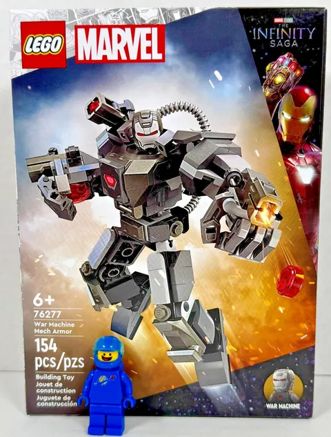LEGO 76277 Marvel Infinity Saga War Machine Mech Armor New Sealed Retired NISB