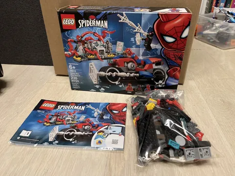 LEGO Super Heroes: Spider-Man Bike Rescue (76113) All Parts Included!