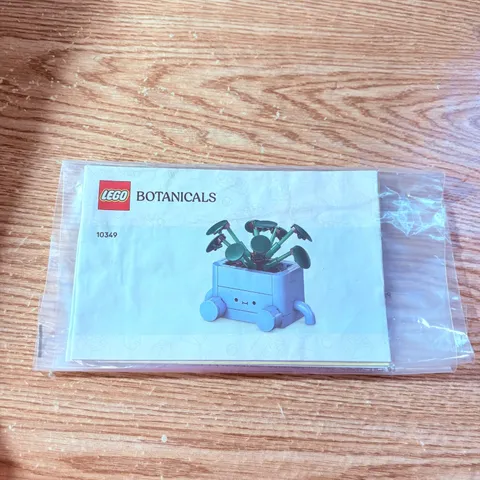 Lego Botanical Happy Plants 10349 Instruction Manuals Only Book Booklet Both