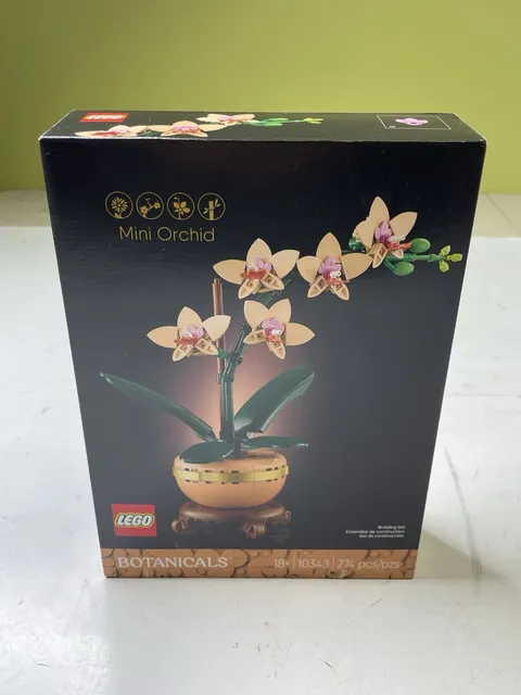 LEGO Botanicals Mini Orchid Set 10343 NEW Sealed 274 Pieces 18+ Flower Display