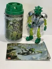 LEGO Bionicle Lewa Nuva Set  #8567 w manual & cannister: no cracks, 90% complete