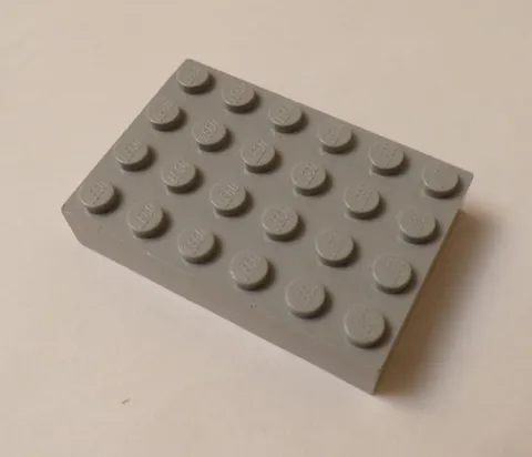 Lego x1 Light Bluish Gray 4x6 Brick, 44042, 2356 (028-132)