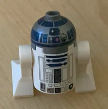 LEGO Star Wars R2-D2 Astromech Droid Minifigure, Plastic, Set Name R2-D2