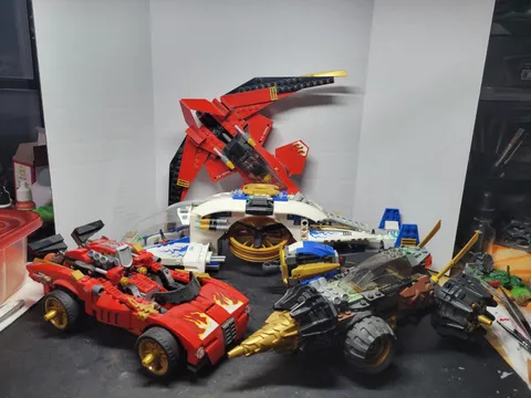 LEGO NINJAGO Huge Mixed Lot  ( Vehicles and Minifigs ) SEE DESCRIPTION 