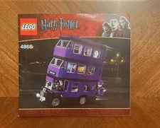 LEGO Harry Potter 4866 Knight Bus Instruction Manual Booklet Original