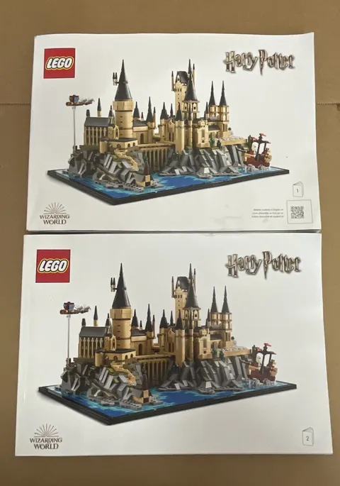 LEGO Harry Potter Hogwarts Castle Illustrated Instruction Manual Booklets