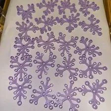 LEGO- NEW- #2417- LAVENDER-PLANT LEAVES 6 x 5 -20 PIECES