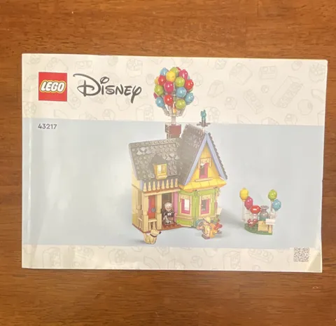 LEGO Disney Up House 43217 Illustrated Instruction Manual Booklet English