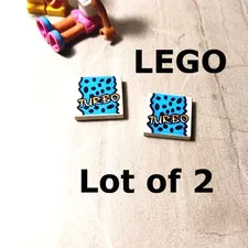 New LEGO Turbo Tiles Lot of 2 Racing Race Award Winner Printed Tile Smooth Print