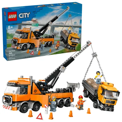 LEGO 60467  City Heavy-Duty Recovery Tow Truck with Crane Vehicle - BNIB