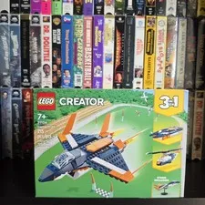 Lego Supersonic Jet 31126 Creator 3-in-1 Helicopter Speed Boat - SEALED New