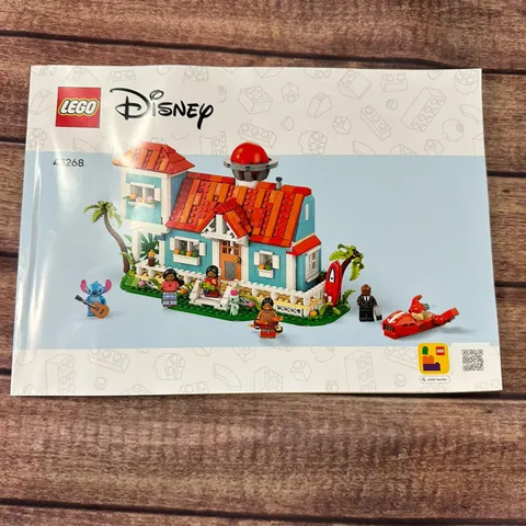 LEGO 43268 Disney Lilo and Stitch House  *Instruction Booklet Book Manual Only*