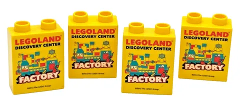LEGO Lot of 4 LEGO DUPLO Legoland Commemorative Bricks Discovery Center