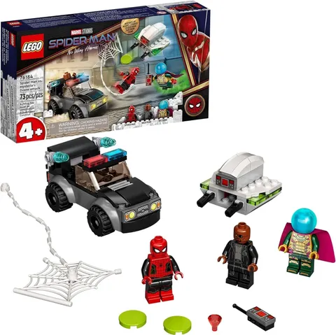 LEGO Marvel Spider-Man vs. Mysterio’s Drone Attack 76184 Building Kit (73 Pieces