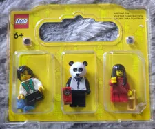 LEGO Minifigure Trio Pack Minifigure Blister 3-Pack  MPN 852766 - Panda