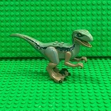 LEGO Dinosaur Raptor / Velociraptor (raptor09) Sand Green :  Jurassic World