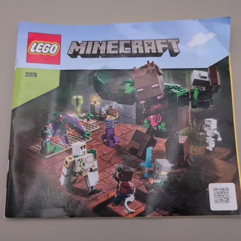 Lego Minecraft 21176 The Jungle Abomination Instruction Manual ONLY