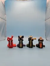 LEGO Ninjago Serpentine General Lot - 4 W/ Cracks - See Description