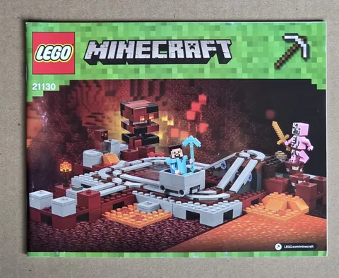LEGO Minecraft The Nether Railway- Manual Only - 21130