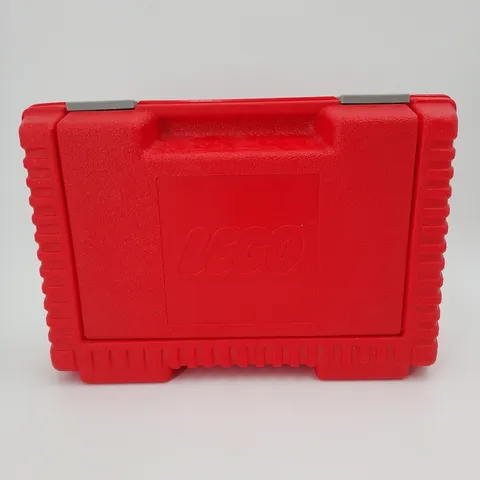 Vintage 1984 Authentic LEGO Red Hard Plastic Carrying Case Made in USA