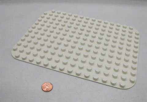 Lego Duplo WHITE 12x16 BUILDING BASE PLATE BLOCK Baseplate Vintage