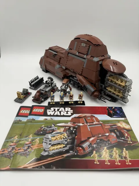 Lego Star Wars 7662 Trade Federation MTT with Instructions, All Figures 