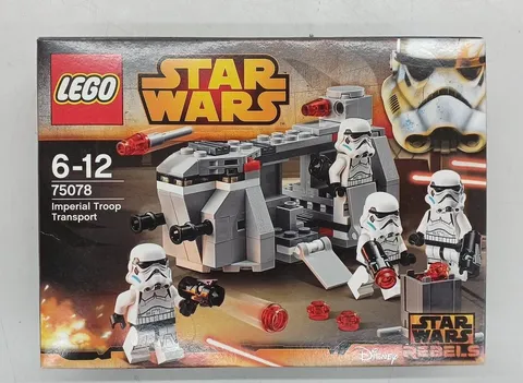 Lego Star Wars Imperial Troop Transport 75078 Used
