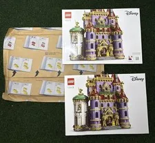INSTRUCTION MANUAL ONLY - LEGO 43263 Beauty and the Beast Castle Manuals