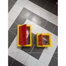 Lego Branded Window & Door lot two yellow red replacement part