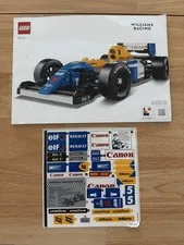 LEGO® Icons 10353 Williams Racing Instruction Manual & Sticker Page ONLY!