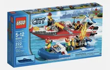 LEGO 60005 City Set Fire Boat. New Freeshipping USA  ! OK