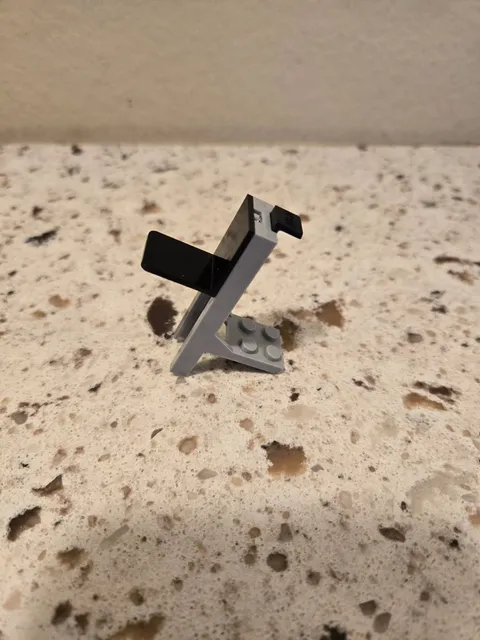 RARE-Lego Vehicle FORKLIFT 2 x 2 Plate with Black Fork