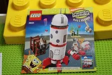 LEGO (3831) SpongeBob SP, Rocket Ride, Used, 100% Complete W/Manual, No Box