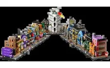 LEGO Harry Potter Diagon Alley Wizarding Shops Brick Set – 2,750 Pieces