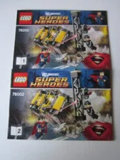Lego Sper Heroes Building Instructions Instruction 76002 Part 1 and 2 Part 1 and 2