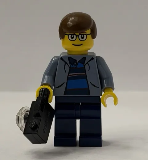 LEGO Spider-Man Peter Parker 2 Sand Blue Jacket Minifigure Spd007 From Set 4851