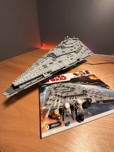 Lego Star Wars First Order Star Destroyer 75190 with manual