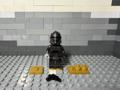 LEGO Star Wars Echo Clone Force 99 w/ Short Blaster