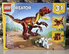 LEGO Creator 3-in-1 Fierce Dinosaur 31379 T-Rex New Sealed 283 PCS