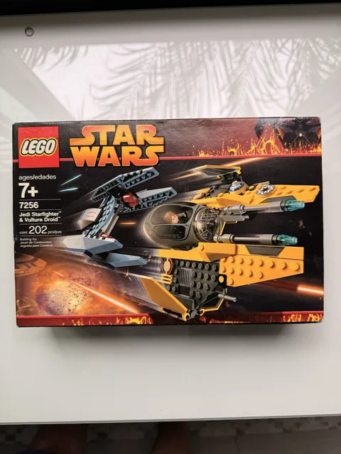 Vintage sealed LEGO Star Wars Jedi Starfighter & Vulture Droid 7256 202pcs