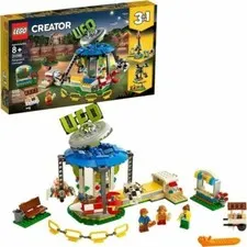 LEGO CREATOR 31095 Fairground Carousel Sealed Retired Set! Box Wear!