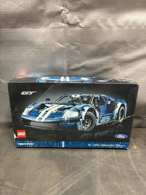 LEGO Technic 2022 Ford GT 42154, 1466 Pieces, Cars, 18+, Box, 2-in-1