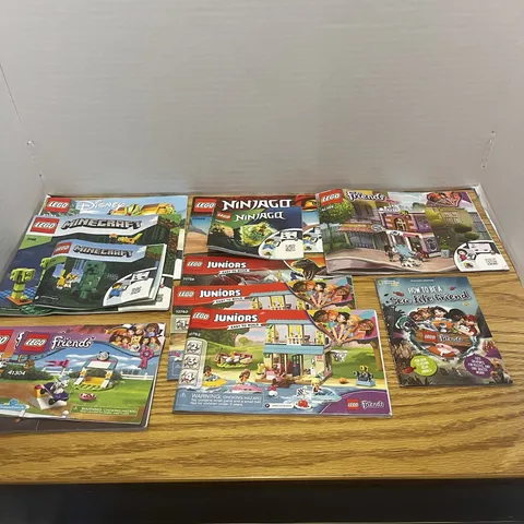 LEGO Ninjago Minecraft Disney Juniors Friends Manual Lot Of 12 21158 43183 21156